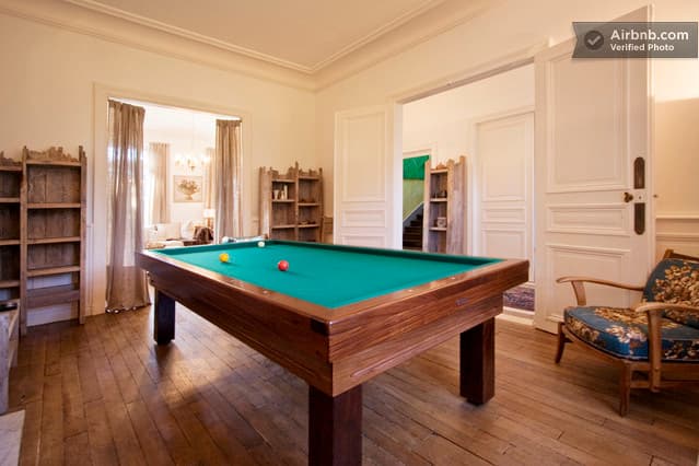 La salle de billard